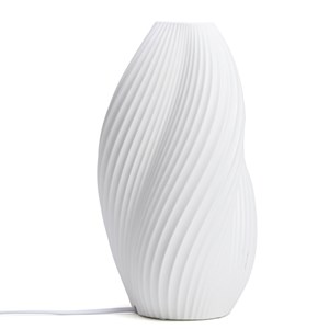 Lampe tornade en porcelaine