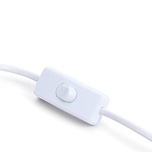 Lampe tornade en porcelaine