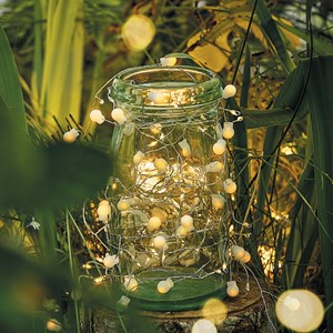 Guirlande solaire boules lumineuses