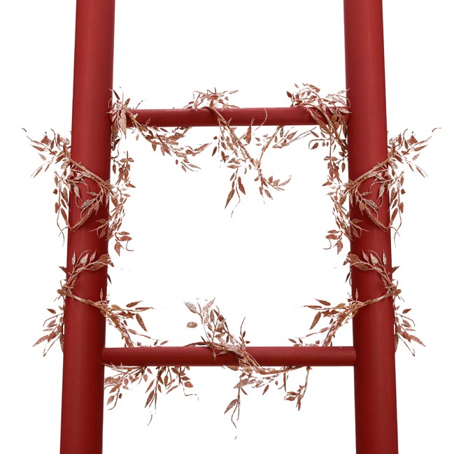 Guirlande lumineuse feuillage cuivré