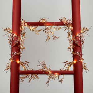 Guirlande lumineuse feuillage cuivré