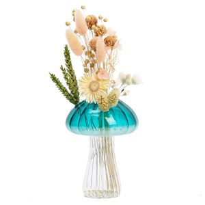 Vase champignon en verre