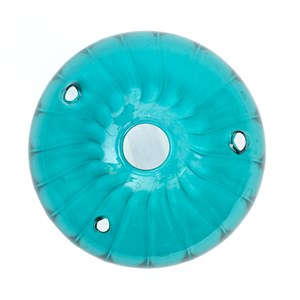 Vase champignon en verre