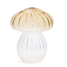 Vase champignon beige