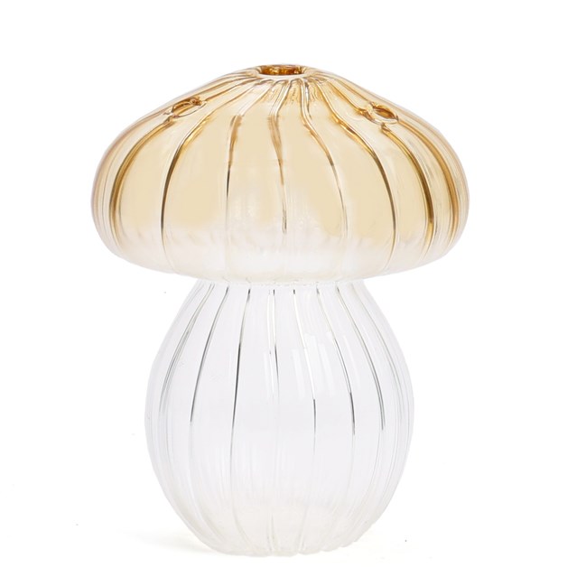 Vase champignon beige
