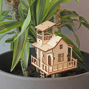 Mini cabane décorative à assembler