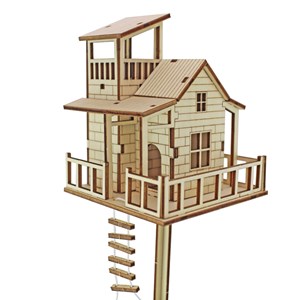 Mini cabane décorative à assembler