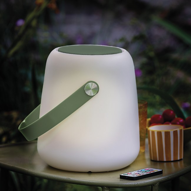 Enceinte lumineuse connectée