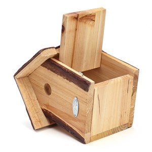 Nichoir pour mésanges maison en bois