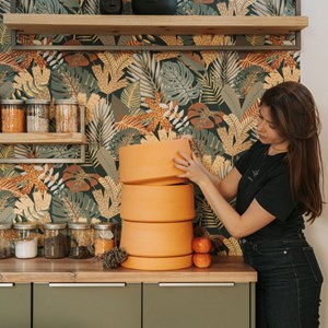 Lombricomposteur compact terre cuite