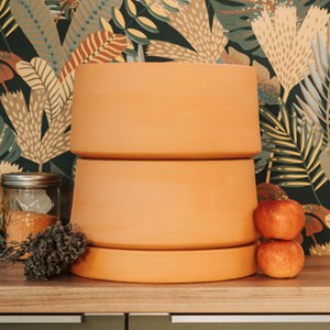 Lombricomposteur compact terre cuite