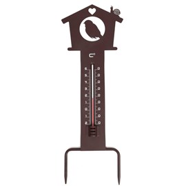 Thermomètre oiseau à planter