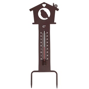 Thermomètre oiseau à planter