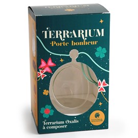 Kit DIY Terrarium en verre à composer porte-bonheur