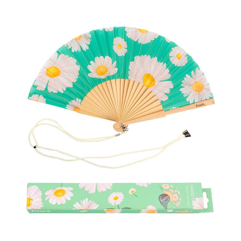 Eventail avec cordon