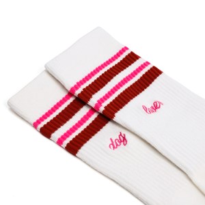 Chaussettes brodées Dog Lover 39-40
