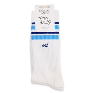 Chaussettes brodées Cat Lover 39-40