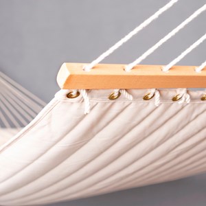 Hamac kingsize double rembourré à barres Alabama beige La Siesta