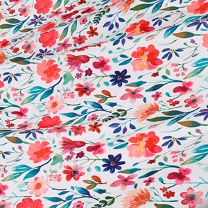 Hamac simple imprimé fleuri en coton