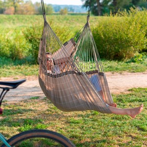 Chaise hamac simple Cumbia Outdoor comfort La Siesta gris