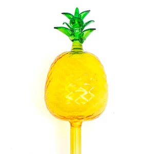 Bulle d'arrosage ananas en verre pour plante en pot