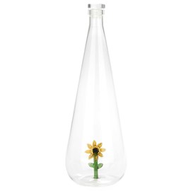 Bouteille Botanical artisanale en verre borosilicate 1L