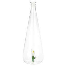 Bouteille Botanical artisanale en verre borosilicate 1L