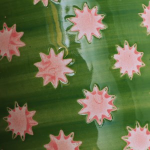 Mug artisanal en céramique peint à la main Vert