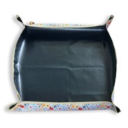Tapis de rempotage pliable et imperméable motif fleuri 74 x 74 cm