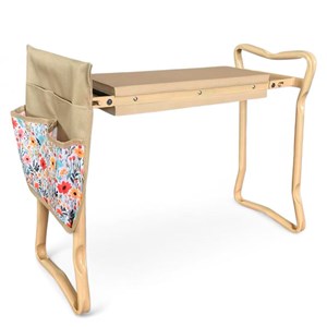 Banc de jardinage 2 en 1 pliable en métal