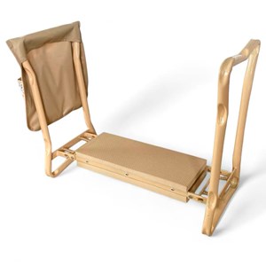 Banc de jardinage 2 en 1 pliable en métal