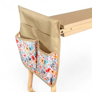 Banc de jardinage 2 en 1 pliable en métal