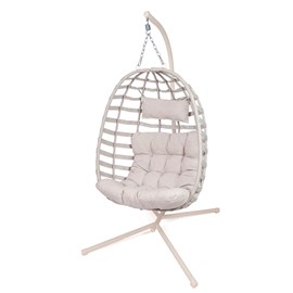 Chaise hamac pliant et son support en acier