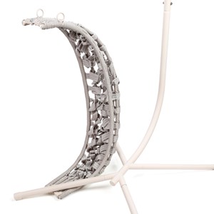 Chaise hamac pliant et son support en acier