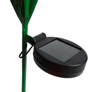 Décoration lumineuse de jardin tulipe solaire