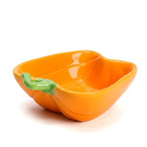 Coupelle artisanale poivron en dolomite Jaune