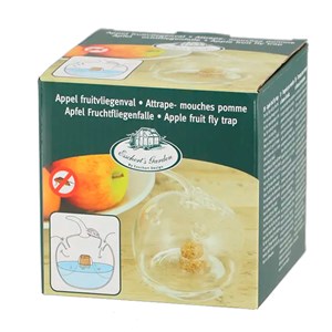Attrape-mouches des fruits en forme de pomme verre et liège