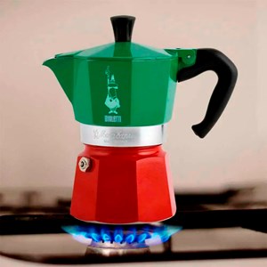 Cafetière italienne Moka Express en aluminium et bakélite 3 tasses Bialetti