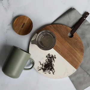 Tisanière Juliet en grès 475ml Amande