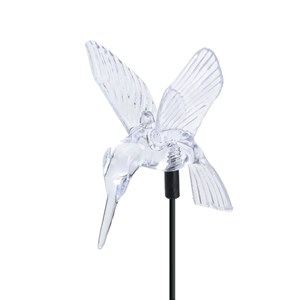 Décoration lumineuse de jardin colibri solaire