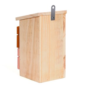 Nichoir en bois de pin artisanal adapté à plusieurs espèces d'oiseaux