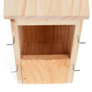 Nichoir en bois de pin artisanal adapté à plusieurs espèces d'oiseaux