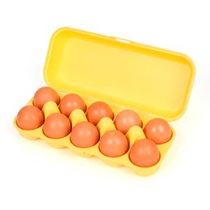 Boîte à œufs réutilisable x10 Koziol Jaune