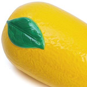 Vase décoratif trompe-l’œil citron Dolce Vita en dolomite