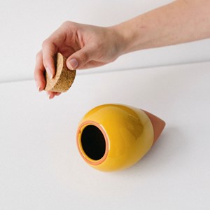 Olla en céramique Pépin Jaune