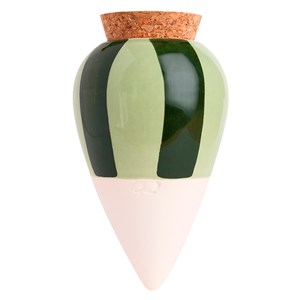 Olla en céramique Pépin Vert et lilas