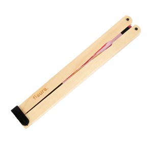 Éventail pliant rond en bois FSC All You Need Is Love