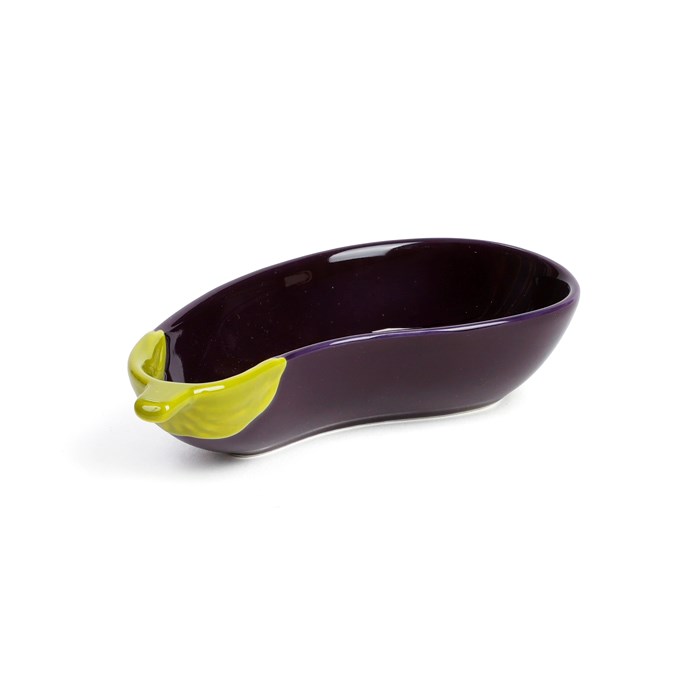 Coupelle de table en dolomite aubergine