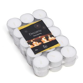  30 bougies chauffe-plat en paraffine 6 heures de combustion