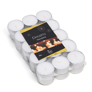 30 bougies chauffe-plat en paraffine 6 heures de combustion